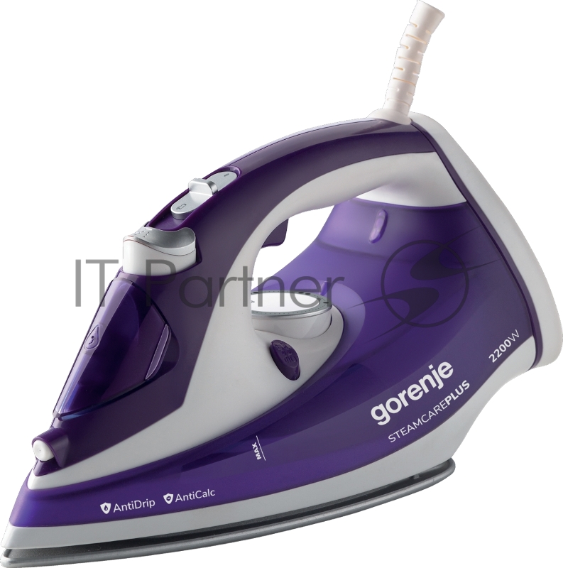Утюг Gorenje SIH2200BBC 2200Вт фиолетовый/белый