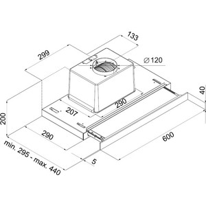 Вытяжка встраиваемая Maunfeld Ouse Touch 60 белый управление: сенсорное (1 мотор)