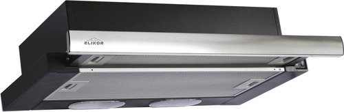 Вытяжка ELIKOR Интегра 60П-400-В2Л черный/нерж.