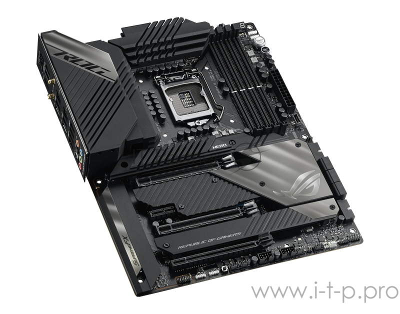 Материнская плата ASUS ROG MAXIMUS XIII HERO, LGA1200, Z590, 4*DDR4 , HDMI+DP, SLI+CrossFireX, SATA3 + RAID, Audio, Gb LAN, USB 3.1*7, USB 2.0*6, ATX 90MB15X0-M0EAY0