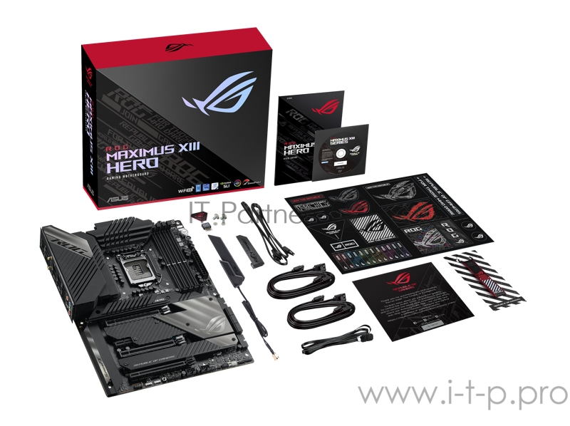Материнская плата ASUS ROG MAXIMUS XIII HERO, LGA1200, Z590, 4*DDR4 , HDMI+DP, SLI+CrossFireX, SATA3 + RAID, Audio, Gb LAN, USB 3.1*7, USB 2.0*6, ATX 90MB15X0-M0EAY0