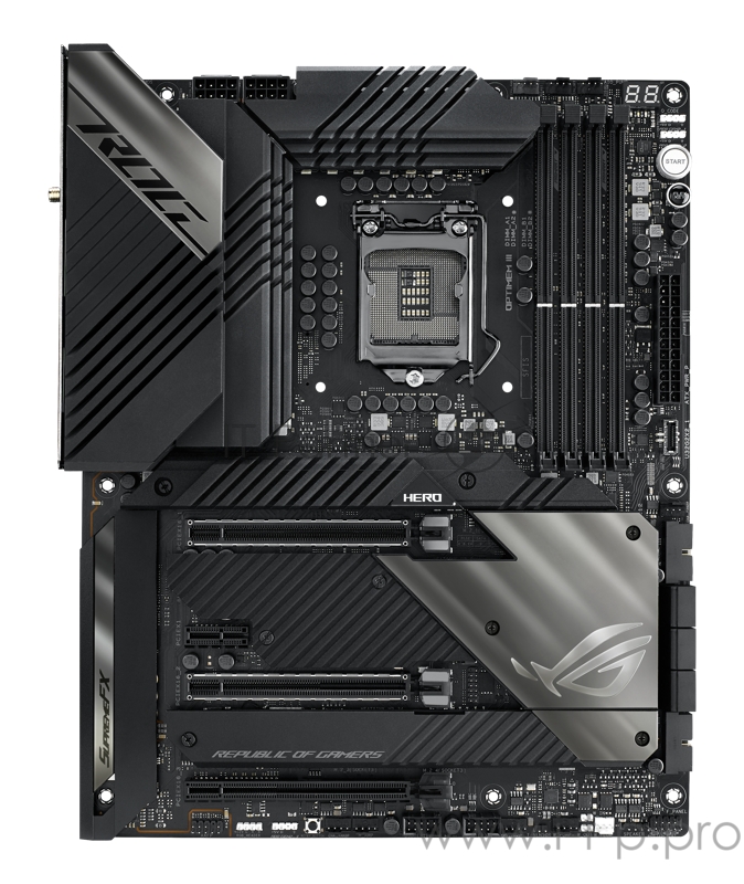 Материнская плата ASUS ROG MAXIMUS XIII HERO, LGA1200, Z590, 4*DDR4 , HDMI+DP, SLI+CrossFireX, SATA3 + RAID, Audio, Gb LAN, USB 3.1*7, USB 2.0*6, ATX 90MB15X0-M0EAY0