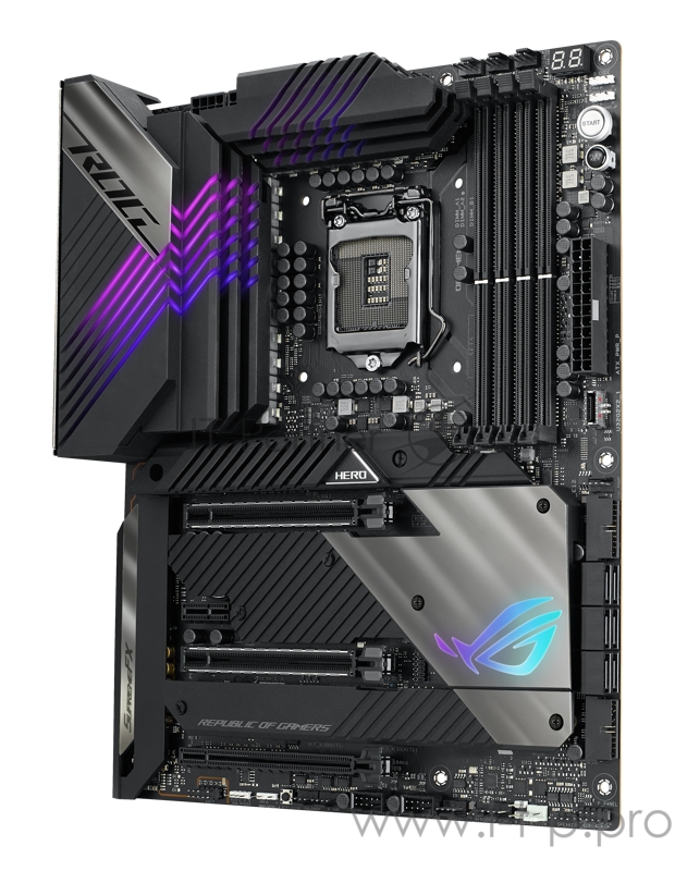 Материнская плата ASUS ROG MAXIMUS XIII HERO, LGA1200, Z590, 4*DDR4 , HDMI+DP, SLI+CrossFireX, SATA3 + RAID, Audio, Gb LAN, USB 3.1*7, USB 2.0*6, ATX 90MB15X0-M0EAY0