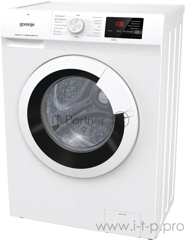 Стиральные машины GORENJE WHE72SFS Узкая белая