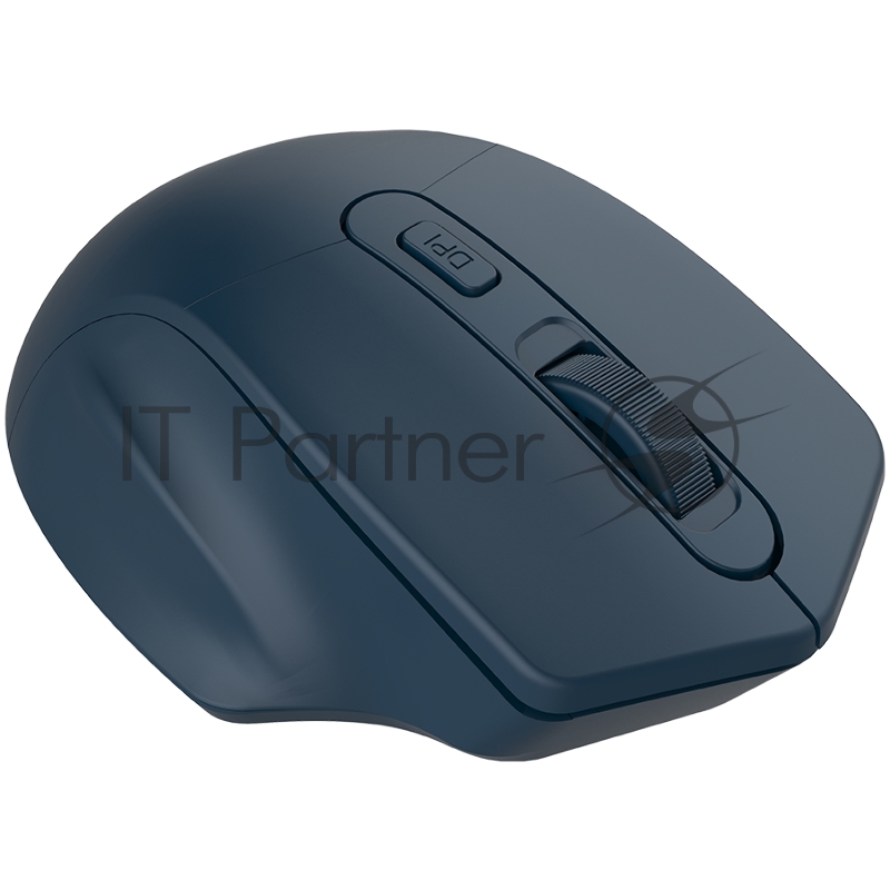 Мышь CANYON 2.4GHz Wireless Optical Mouse with 4 buttons, DPI 800/1200/1600, Dark Blue, 115*77*38mm, 0.064kg