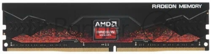 Модуль памяти 32GB AMD Radeon™ DDR4 2666 DIMM R7 Performance Series Black Gaming Memory R7S432G2606U2S Non-ECC, CL16, 1.2V, Heat Shield, RTL