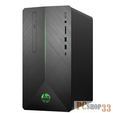 Компьютер HP Pavilion Gaming 690-0009ur 4JY82EA (Ryzen 7 2700-3.20ГГц, 16ГБ, 256ГБ+1ТБ, RX580, DVDRW, LAN, WiFI, BT, FreeDOS) + клавиатура + мышь