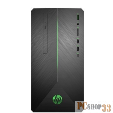Компьютер HP Pavilion Gaming 690-0009ur 4JY82EA (Ryzen 7 2700-3.20ГГц, 16ГБ, 256ГБ+1ТБ, RX580, DVDRW, LAN, WiFI, BT, FreeDOS) + клавиатура + мышь
