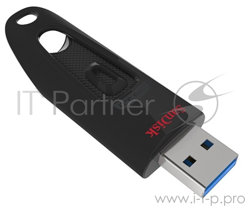 Накопитель USB flash 16ГБ SanDisk Ultra, черный (USB3.0)