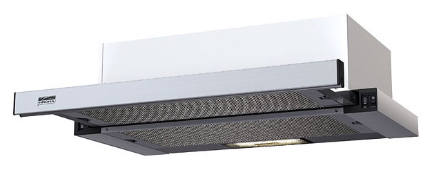 Вытяжка Krona Kamilla 600 белый управление: кнопочное (1 мотор)