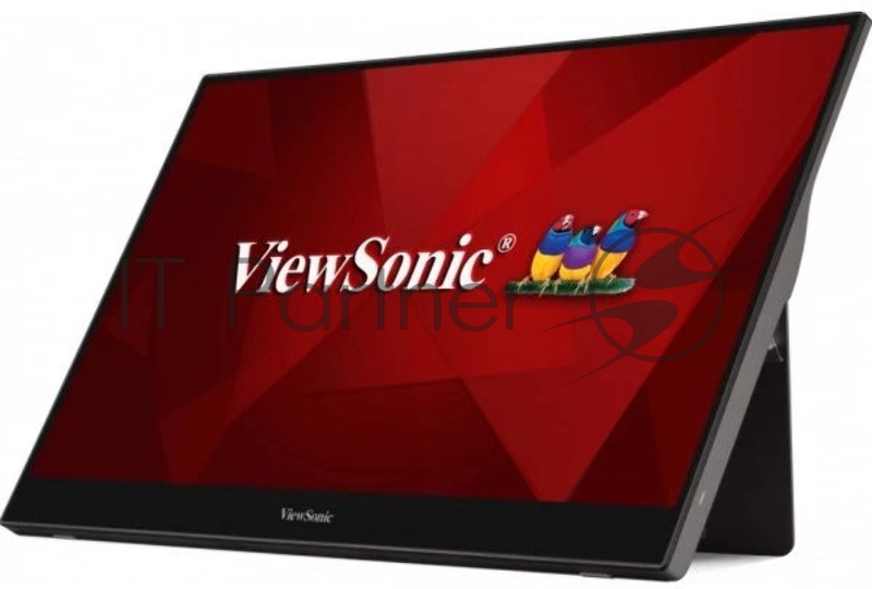 Монитор ViewSonic 16 TD1655 черный IPS LED 16:9 HDMI M/M глянцевая 250cd 178гр/178гр 1920x1080 DisplayPort FHD USB Touch 1кг