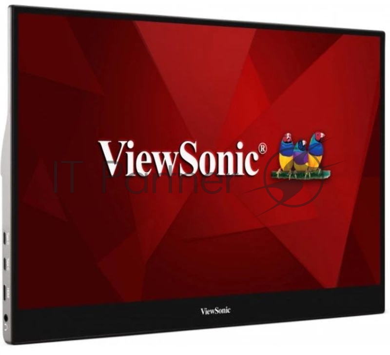 Монитор ViewSonic 16 TD1655 черный IPS LED 16:9 HDMI M/M глянцевая 250cd 178гр/178гр 1920x1080 DisplayPort FHD USB Touch 1кг