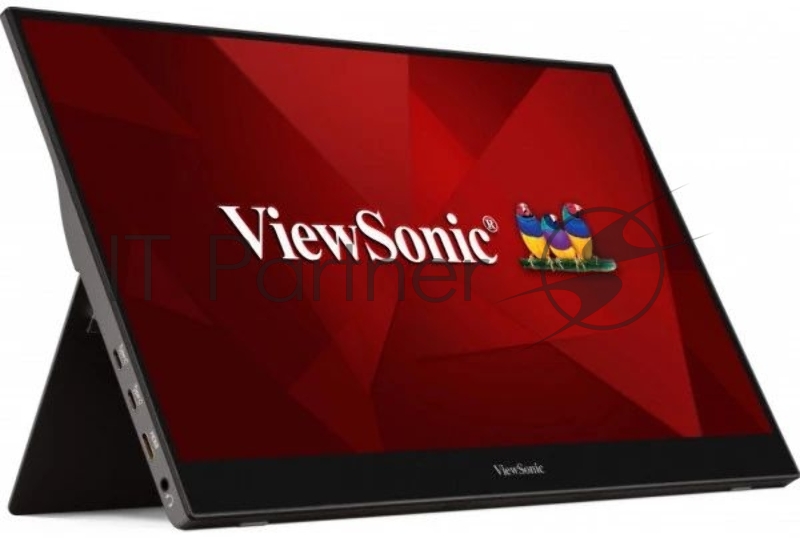 Монитор ViewSonic 16 TD1655 черный IPS LED 16:9 HDMI M/M глянцевая 250cd 178гр/178гр 1920x1080 DisplayPort FHD USB Touch 1кг