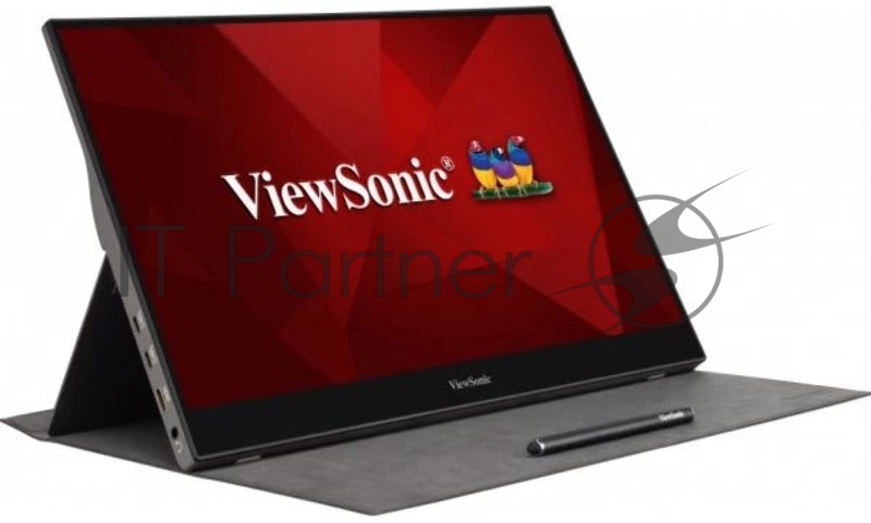Монитор ViewSonic 16 TD1655 черный IPS LED 16:9 HDMI M/M глянцевая 250cd 178гр/178гр 1920x1080 DisplayPort FHD USB Touch 1кг