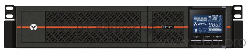Источник бесперебойного питания Vertiv GXT RT+ 1ph UPS, 2kVA, input plug IEC60320 C14, 2U, output – 230V, output socket groups (6)C13 Vertiv GXT RT+ 1ph UPS, 2kVA, input plug IEC60320 C14, 2U, output – 230V, output socket groups (6)C13