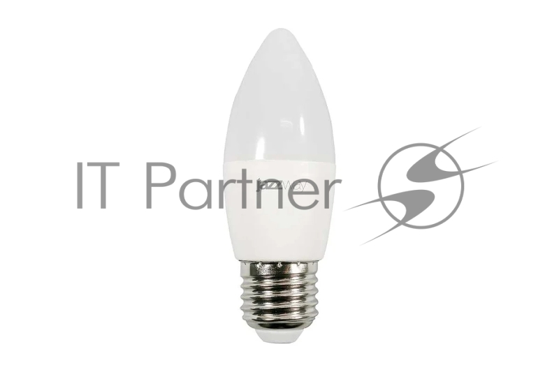 Лампа светодиодная PLED-ECO-C37 5Вт свеча 3000К тепл. бел. E27 400лм 230В JazzWay 2855312A