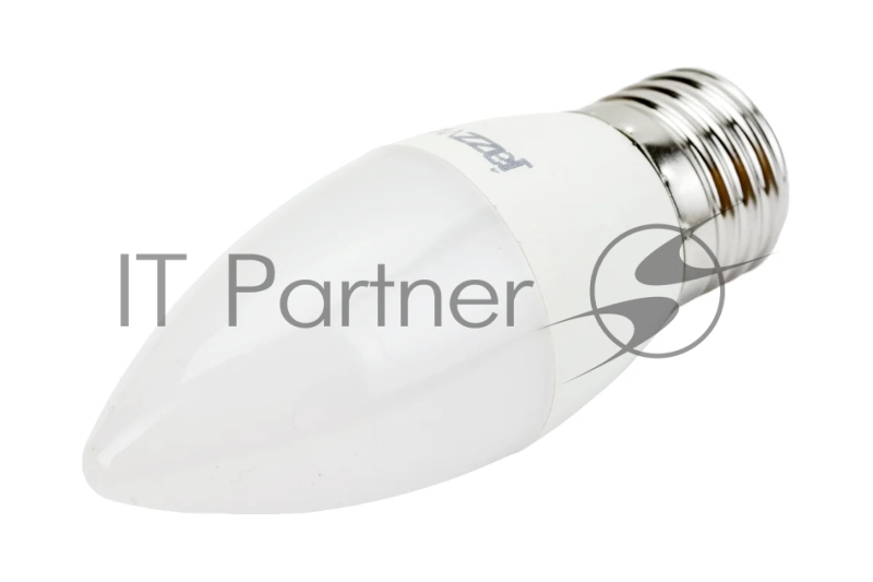 Лампа светодиодная PLED-ECO-C37 5Вт свеча 3000К тепл. бел. E27 400лм 230В JazzWay 2855312A