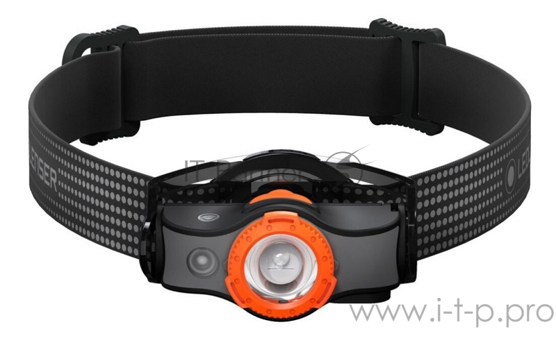 Фонарь налобный Led Lenser MH5 черный/оранжевый лам.:светодиод. (502143)