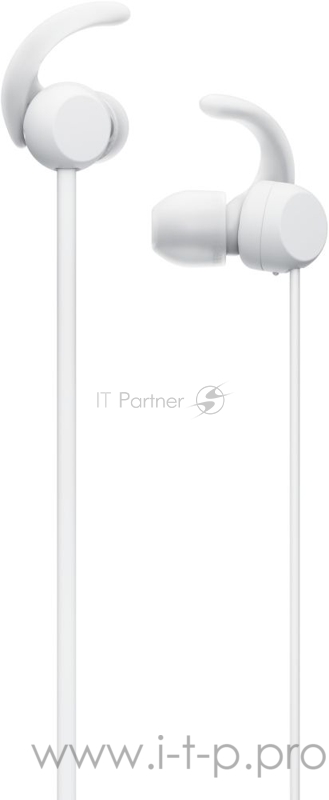 Гарнитура вкладыши Sony WI-SP510 белый беспроводные bluetooth нашейный держатель (WISP510W.E)