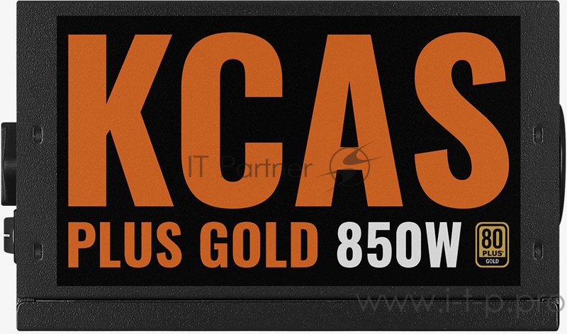 Блок питания Aerocool KCAS PLUS GOLD 850W <850W, ATX v2.4, APFC, Fan ARGB 12cm, 80+ Gold, Retail>