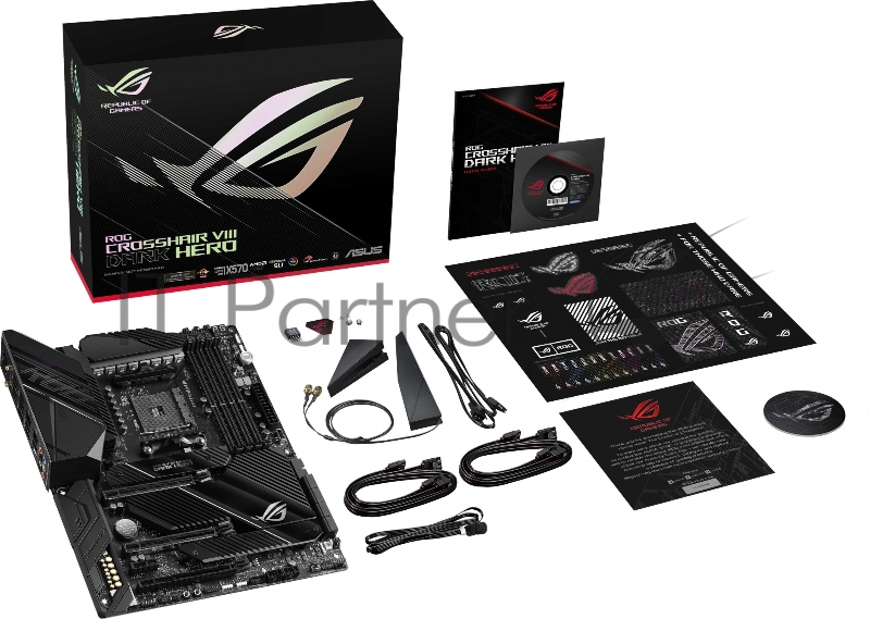 Материнская плата ASUS ROG CROSSHAIR VIII DARK HERO, Socket AM4, X570, 4*DDR4, SLI+CrossFireX, SATA3 + RAID, Audio, Gb LAN, USB 3.2*8, USB 2.0*4, ATX 90MB1760-M0EAY0