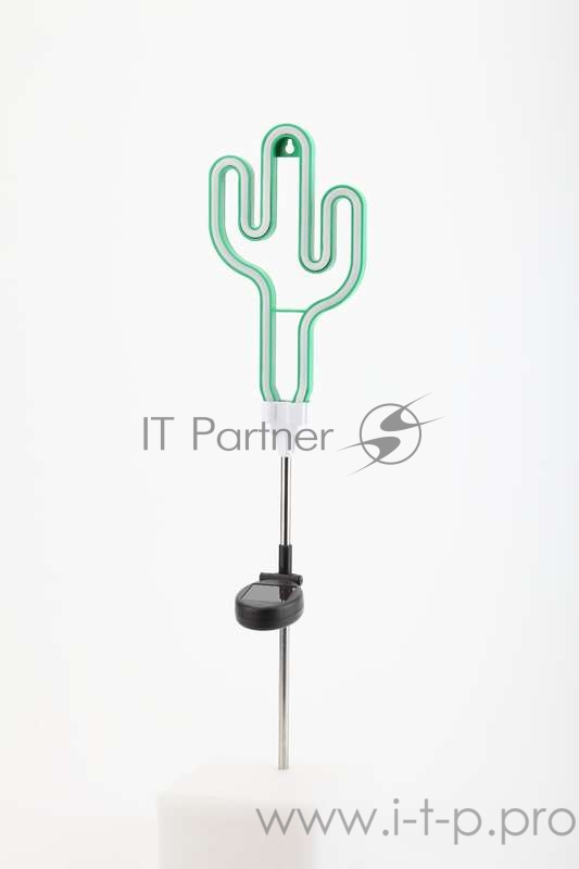 Светильник садовый неоновый ERASF012-31 Кактус солнечная батарея ЭРА Б0044239