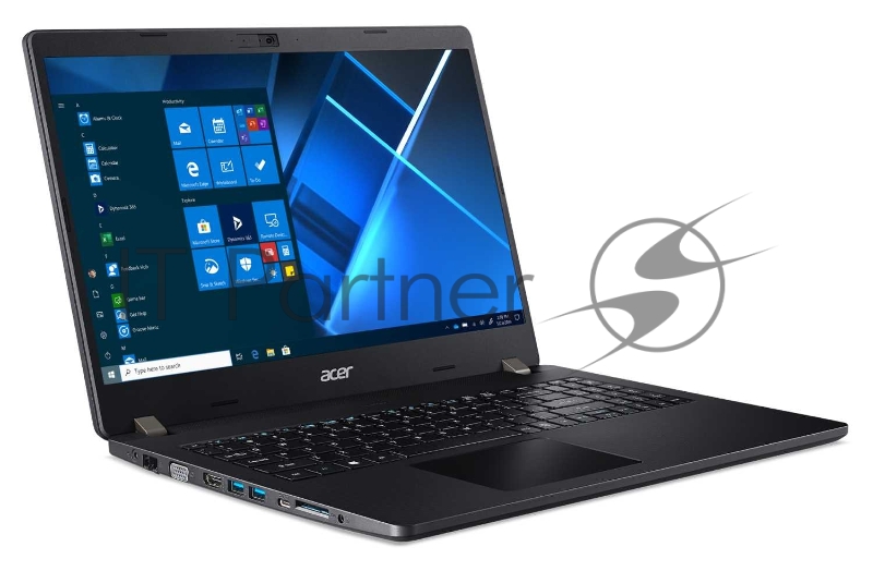 Ноутбук Acer TMP215-53-59ZC TravelMate 15.6 FHD(1920x1080) IPS nonGLARE/Intel Core i5-1135G7 2.40GHz Quad/8 GB/1TB/Integrated/WiFi/BT/1 MP/SD,SDXC,SDHC/Fingerprint/3c kg/W10Pro/3Y/BLACK