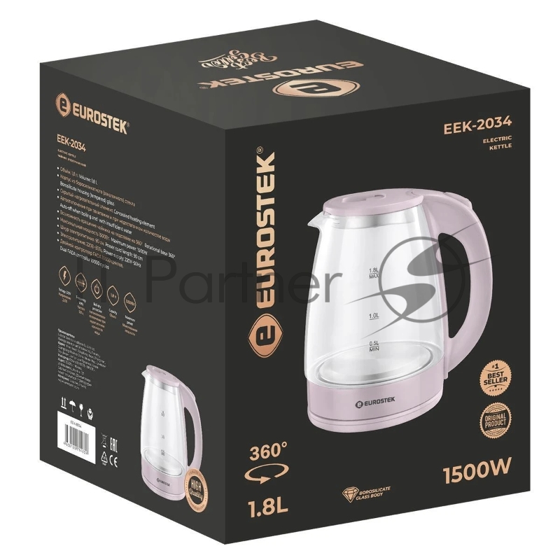 Чайник электрический Eurostek EEK-2034