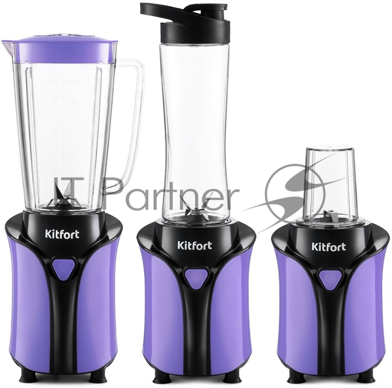 Блендер стационарный Kitfort KT-3034-1 350Вт фиолетовый