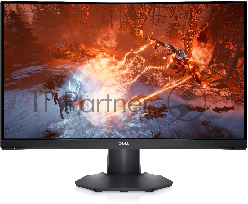 Монитор изогнутый DELL S2422HG DELL S2422HG 23.8,VA,1920x1080 165Hz, 1ms, 350cd/m2, 3000:1, 2*HDMI, DP,Audio line-out, Height adjustable up to 100mm, AMD FreeSync Premium, Curved 1500R, 3Y