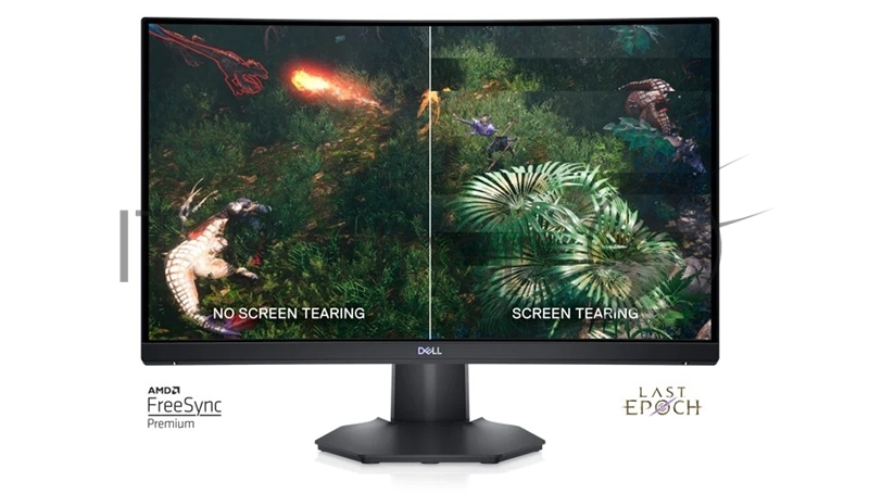 Монитор изогнутый DELL S2422HG DELL S2422HG 23.8,VA,1920x1080 165Hz, 1ms, 350cd/m2, 3000:1, 2*HDMI, DP,Audio line-out, Height adjustable up to 100mm, AMD FreeSync Premium, Curved 1500R, 3Y