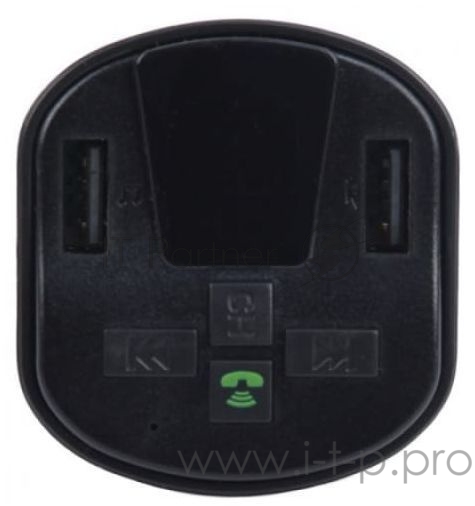 Автомобильный FM-модулятор ACV FMT-122B черный MicroSD BT USB (37576)