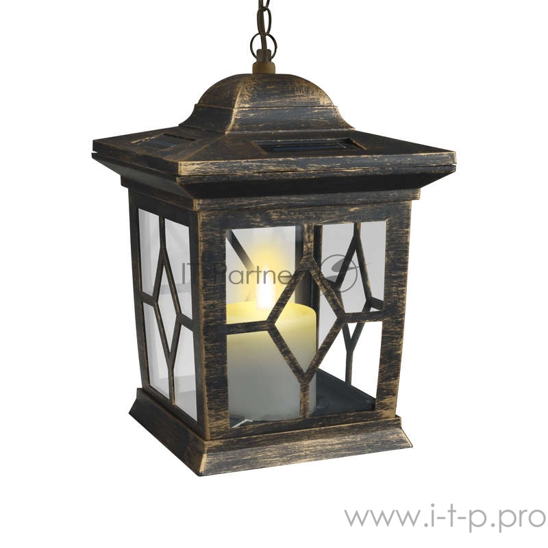 Светильник садовый USL-S-180/PT220 Bronze lantern Special солнечная батарея упак. коробка Uniel 10227
