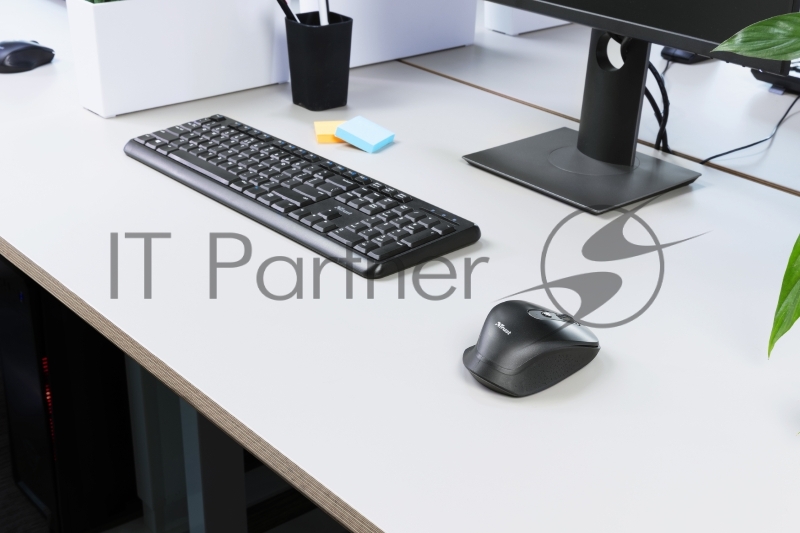 Мышь беспроводная Trust 24034 аккумуляторная OZAA синяя