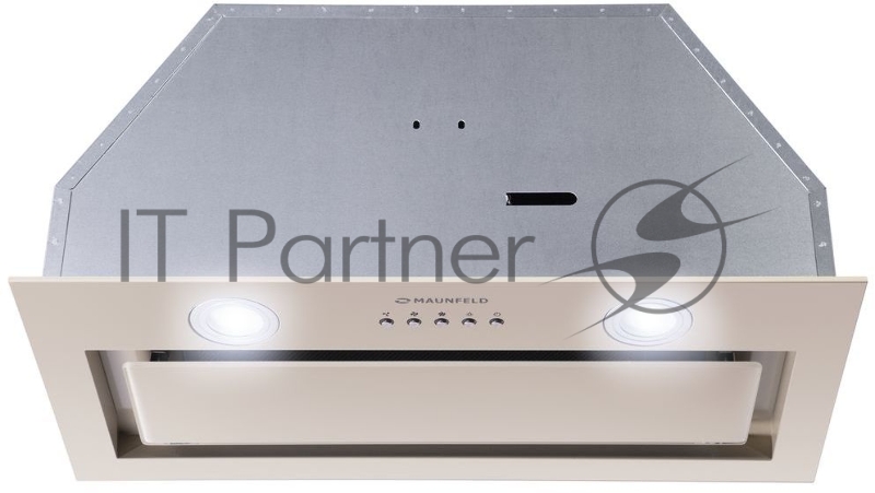 Вытяжка встраиваемая Maunfeld TRAPEZE 602IG бежевый управление: кнопочное (1 мотор)