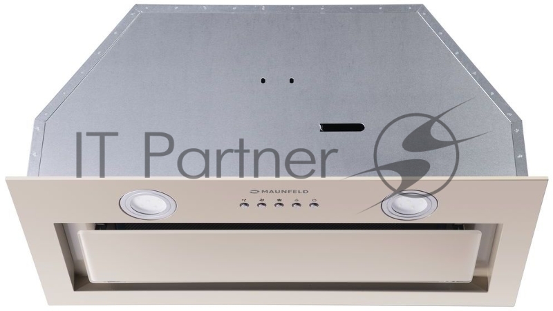 Вытяжка встраиваемая Maunfeld TRAPEZE 602IG бежевый управление: кнопочное (1 мотор)