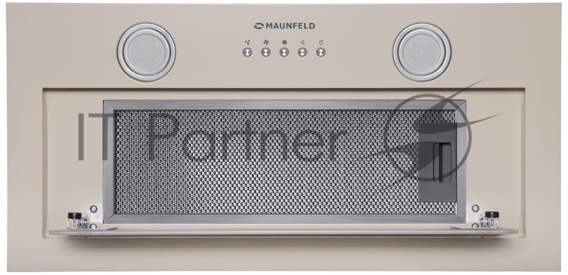 Вытяжка встраиваемая Maunfeld TRAPEZE 602IG бежевый управление: кнопочное (1 мотор)