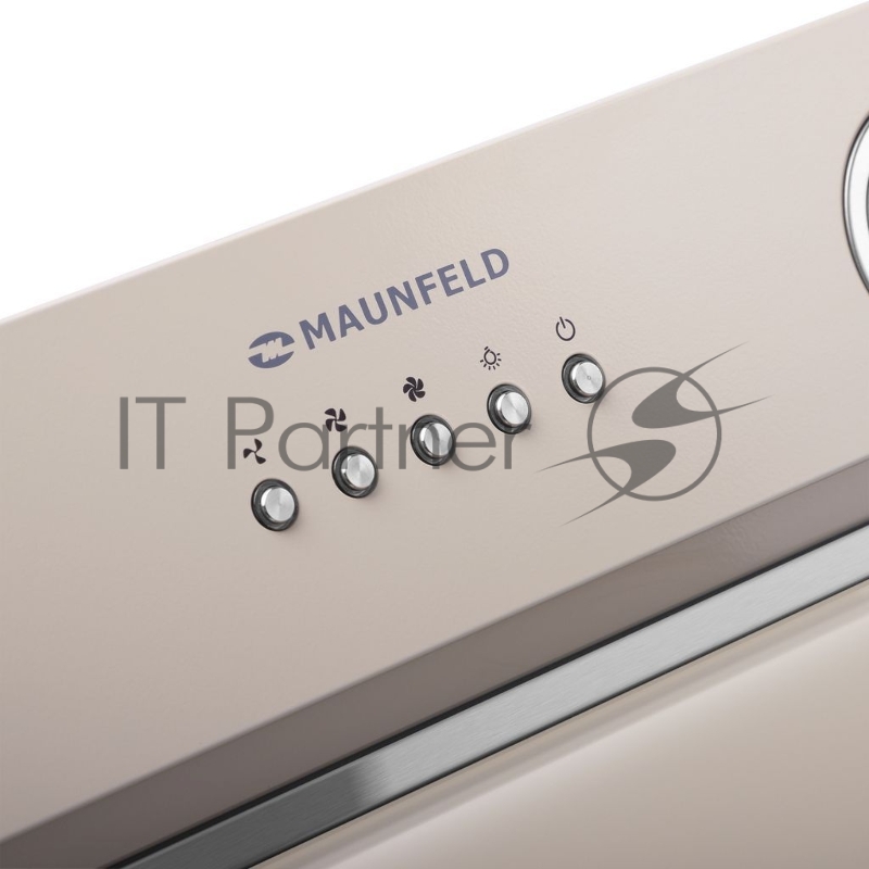Вытяжка встраиваемая Maunfeld TRAPEZE 602IG бежевый управление: кнопочное (1 мотор)