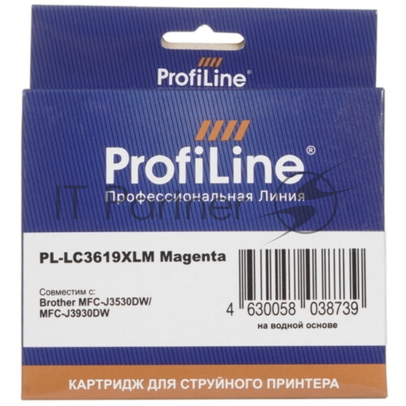 Струйный картридж PL-LC3619XLM для принтеров Brother MFC-J2330DW/J2730DW/J3530DW/J3 с чернилами Magenta ProfiLine
