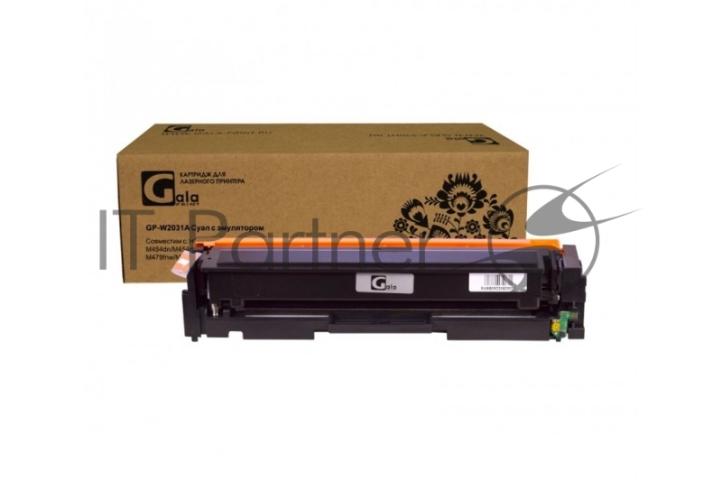 Картридж GP-W2031A (415A) для принтеров HP LaserJet Pro M454dn/M454dw/M479fdw/M479fnw/ Cyan 2100 копий GalaPrint