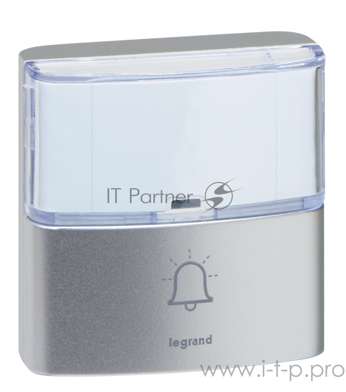 Звонок беспроводной - комплект Премиум - 30 рингтонов - дальность 200 м - цвет алюминий