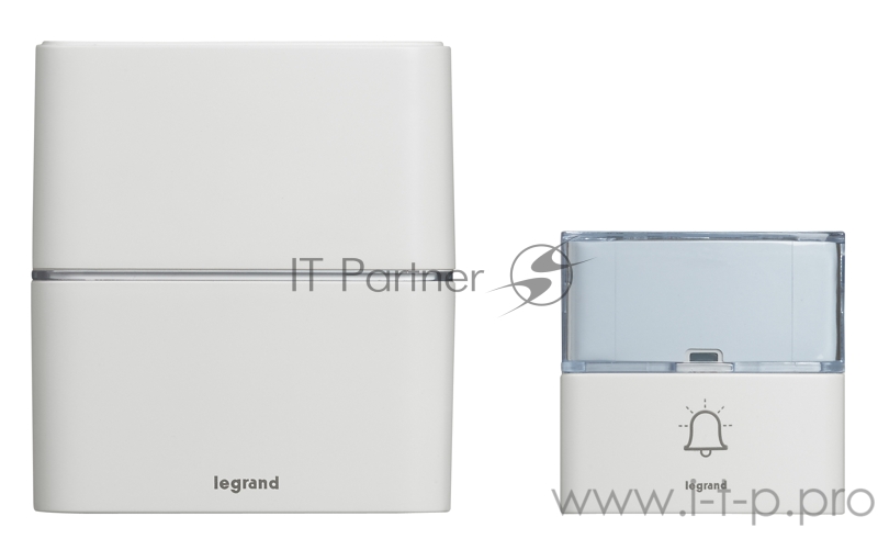 Звонок беспроводной Премиум, 30 рингтон., далность 200 м, Белый