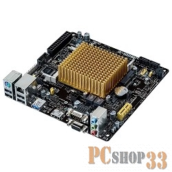 Материнская плата ASUS J1800I-C RTL {SO-DIMM DDR3,PCI-E,SATAII,GBL,8ch Audio,D-Sub, HDMI,mini-ITX}