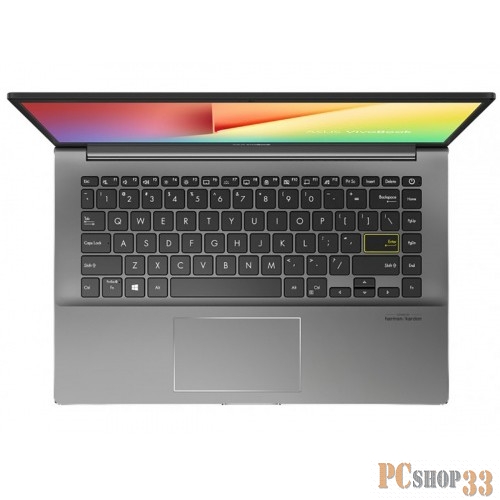 Ноутбук 14 FHD Asus VivoBook S14 M433IA-EB005R gray (AMD Ryzen 5 4500U/8Gb/256Gb SSD/noDVD/VGA int/W10Pro) (90NB0QR4-M14720)