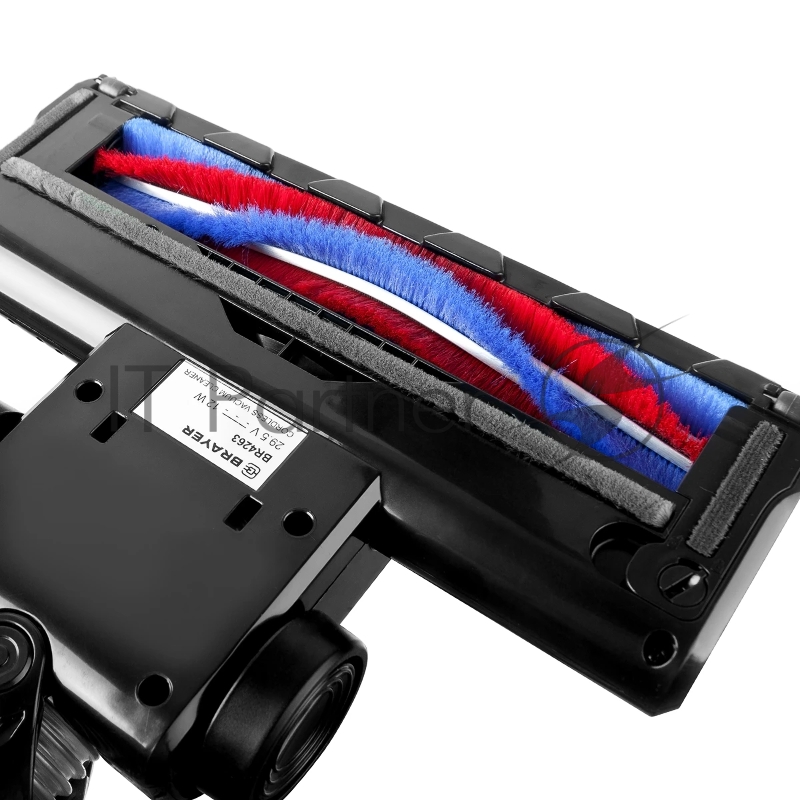 Ручной пылесос BRAYER, 2 в 1,135Вт, 1л,батарея 29,5В, турбощетка с LED, база д/хранения