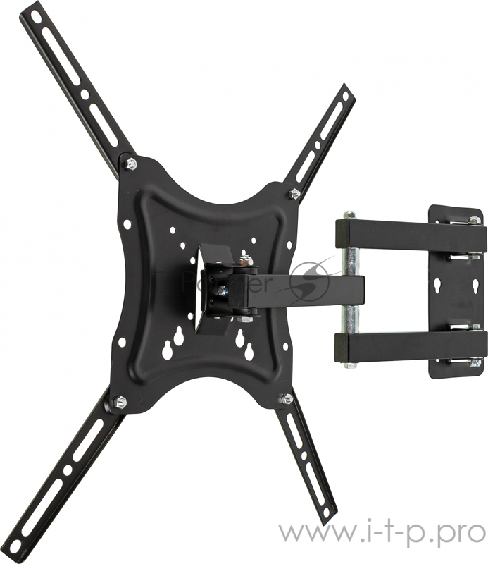 Кронштейн для телевизора Buro FL4 черный 15-65 макс.35кг настенный поворотно-выдвижной и наклонный