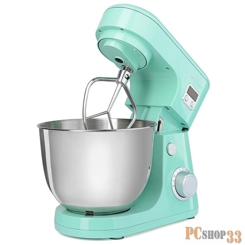 Миксер 1308-4-КТ Планетарный миксер Kitfort Мощность: 600 Вт.Емкость чаши: 4,2 л.Бирюзовый.