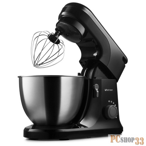 Миксер 1330-1-КТ Планетарный миксер Kitfort Мощность: 800 Вт.Ёмкость чаши: 4,5 л. чёрный