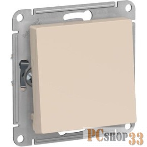 SE Розетки и выключатели AtlasDesign Schneider-electric ATN000261 ATLASDESIGN 1-клавишный ПЕРЕКЛЮЧАТЕЛЬ, сх.6, 10АХ, механизм, БЕЖЕВЫЙ