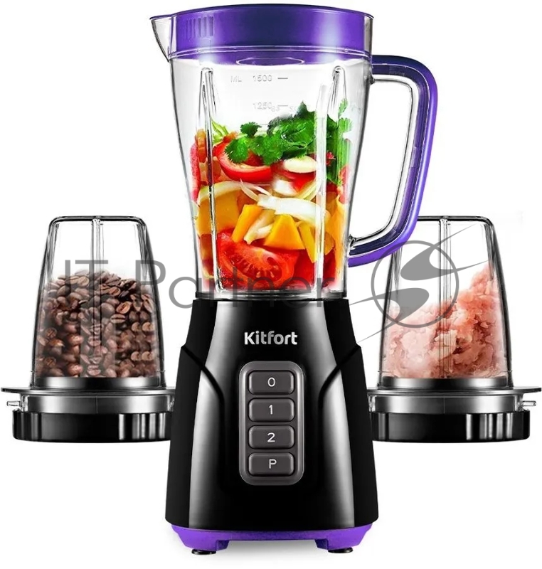 Блендер стационарный Kitfort KT-3032-1 500Вт фиолетовый